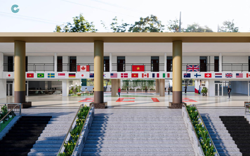 thiết kế trường mầm non quốc tế