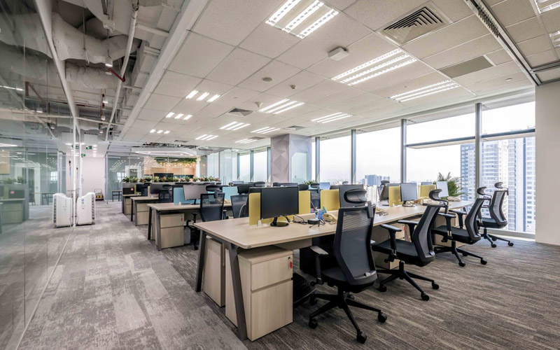 các mẫu thiết kế văn phòng đẹp