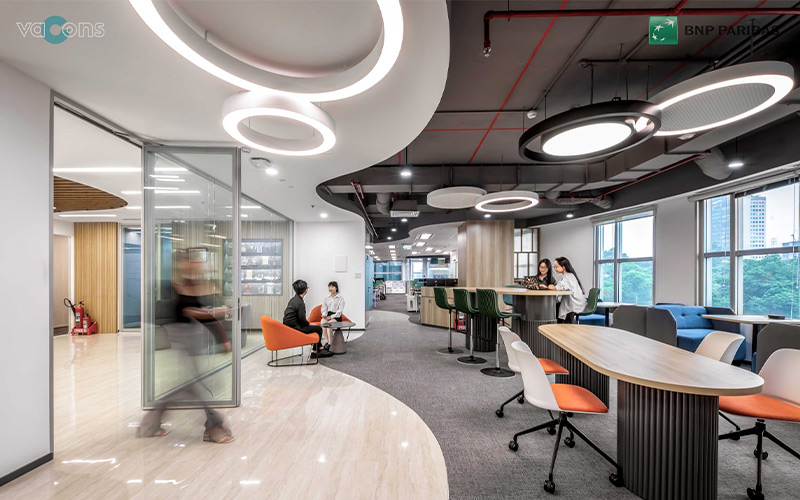 văn phòng làm việc hiện đại 