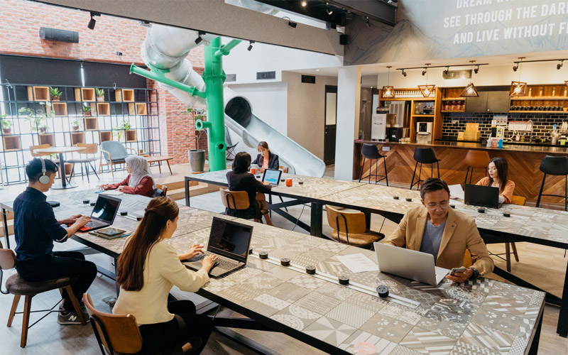 văn phòng chia sẻ