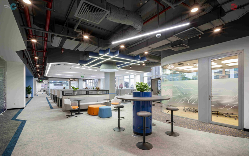 thiết kế văn phòng mở