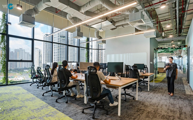 trang trí văn phòng