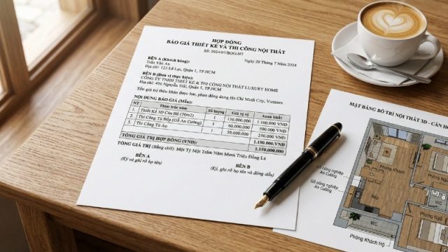 Hướng Dẫn Đọc Hiểu Bảng Báo Giá Nội Thất Chi Tiết & Tối Ưu Chi Phí 2026