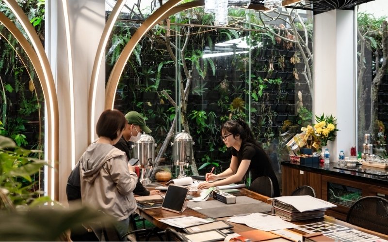 thiết kế văn phòng công ty nhỏ đẹp