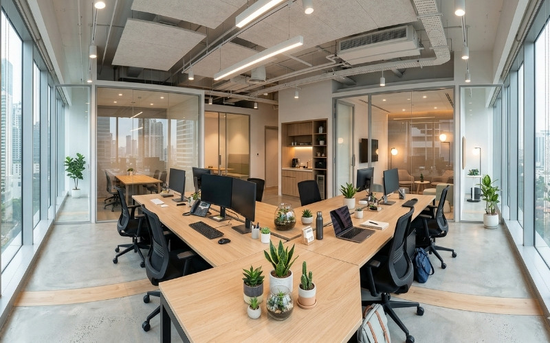 thiết kế văn phòng công ty nhỏ đẹp