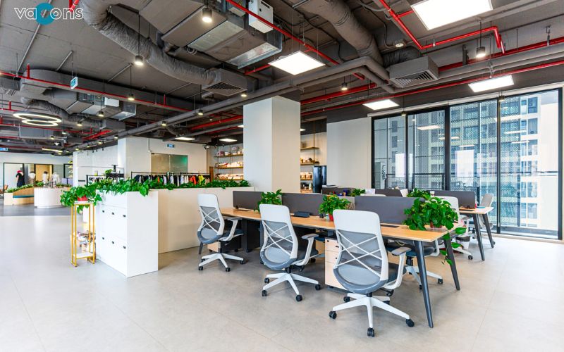 Thiết kế văn phòng không gian mở