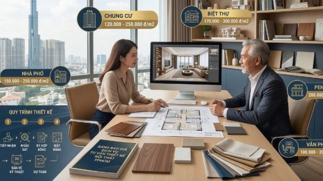 Báo Giá Tư Vấn Thiết Kế Nội Thất TPHCM 2026