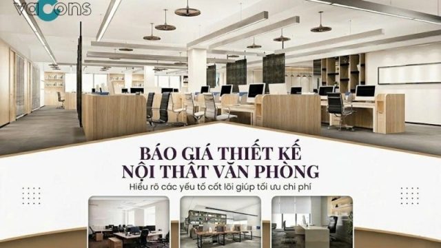 Báo Giá Thiết Kế Nội Thất Văn Phòng Theo Xu Hướng Mới 2026