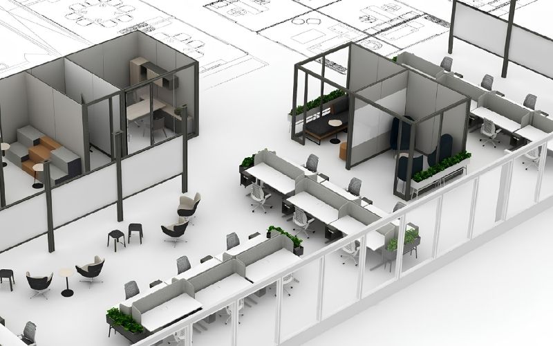 báo giá thiết kế nội thất văn phòng