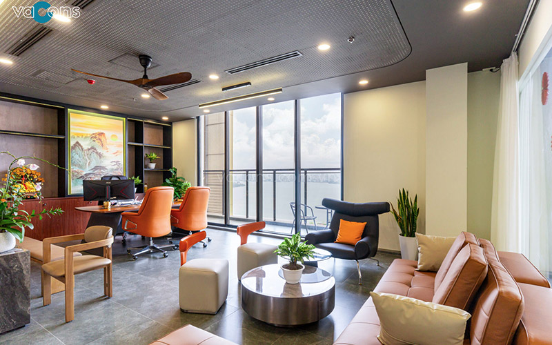decor bàn làm việc văn phòng