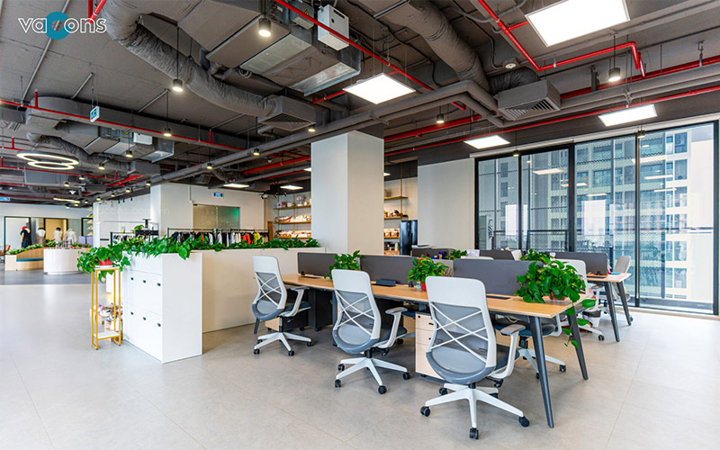 decor bàn làm việc văn phòng