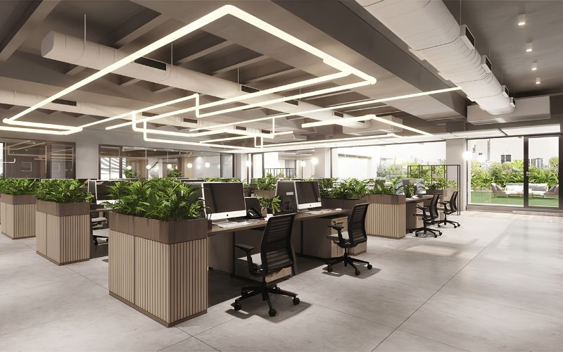 Thiết kế văn phòng hiện đại 