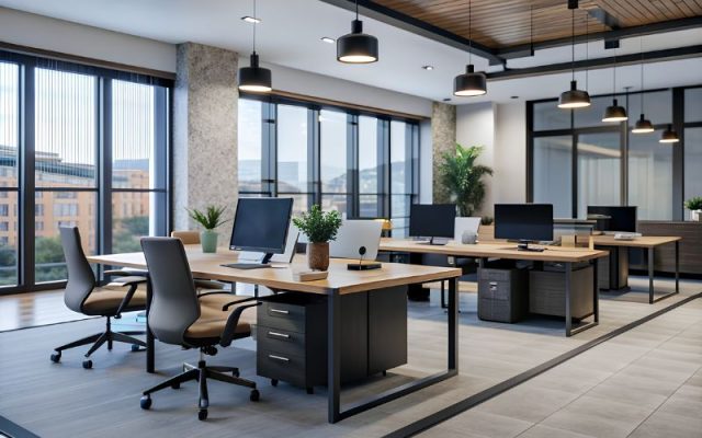 Thiết kế văn phòng hiện đại