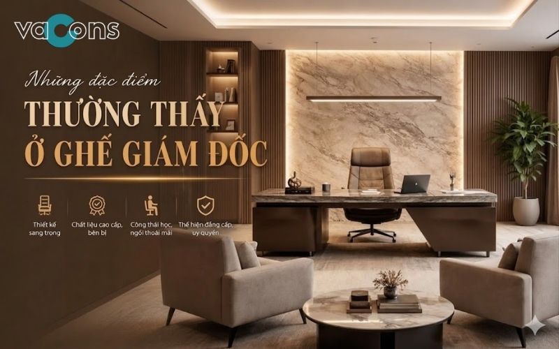 ghế giám đốc sang trọng