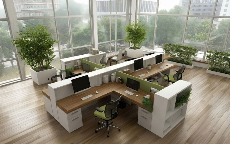 trang trí bàn làm việc văn phòng